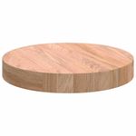 Casa si Gradina - Constructii - Lemn constructii - Placi lemn - Placa de masa Maro deschis Ø 30 x 4 cm Lemn de stejar masiv - Infinity.ro