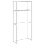 Casa si Gradina - Mobilier - Biblioteci si rafturi - Rafturi - Raft pentru masina de spalat Alb 63 x 27 x 136 cm Aluminiu - Infinity.ro