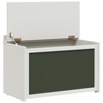 Casa si Gradina - Mobilier - Organizare si depozitare - Cutii depozitare - Cutie pentru jucarii Alb 73 x 33 x 55 cm Lemn compozit - Infinity.ro