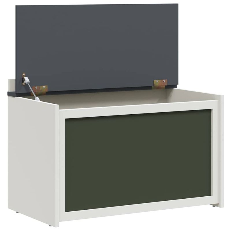 Casa si Gradina - Mobilier - Organizare si depozitare - Cutii depozitare - Cutie pentru jucarii Gri si alb 73 x 33 x 55 cm Lemn compozit - Infinity.ro