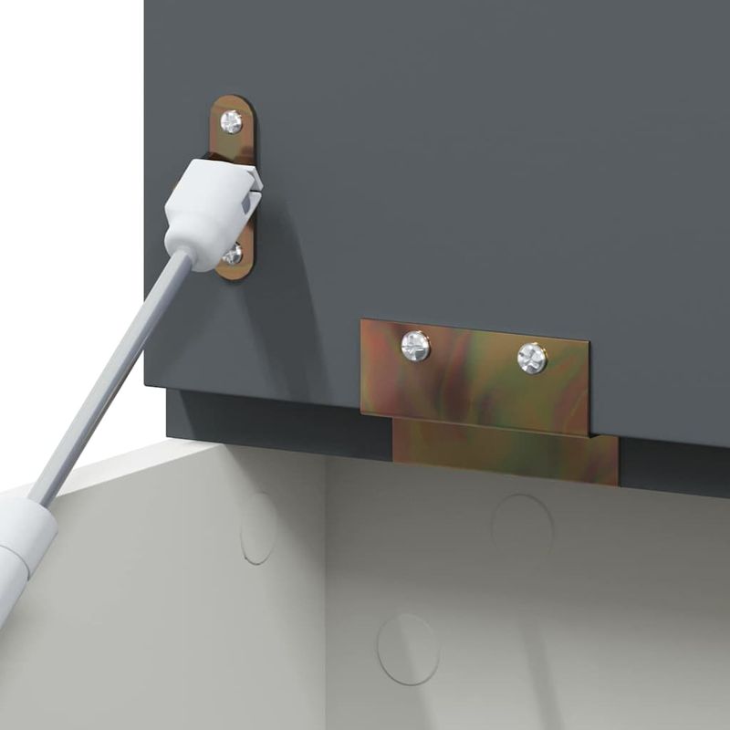 Casa si Gradina - Mobilier - Organizare si depozitare - Cutii depozitare - Cutie pentru jucarii Gri si alb 73 x 33 x 55 cm Lemn compozit - Infinity.ro