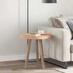 Casa si Gradina - Mobilier - Feronerie si accesorii mobila - Placa de masa Maro deschis Ø 50 x 4 cm Lemn de stejar masiv - Infinity.ro