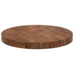 Casa si Gradina - Mobilier - Feronerie si accesorii mobila - Placa de masa Maro inchis Ø 30 x 2.5 cm Lemn de stejar masiv - Infinity.ro