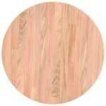 Casa si Gradina - Mobilier - Feronerie si accesorii mobila - Placa de masa Maro deschis Ø 40 x 4 cm Lemn de stejar masiv - Infinity.ro