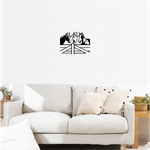 Casa si Gradina - Decoratiuni - Decoratiuni perete - Decor perete Cai HH768 din lemn - 26 L x 20 H (cm) - Infinity.ro