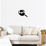 Casa si Gradina - Decoratiuni - Decoratiuni perete - Decor perete Detectiv in Lupa HH731 din lemn - 20 L x 36 H (cm) - Infinity.ro