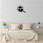 Casa si Gradina - Decoratiuni - Decoratiuni perete - Decor perete Detectiv in Lupa HH731 din lemn - 20 L x 36 H (cm) - Infinity.ro
