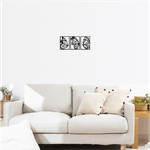 Casa si Gradina - Decoratiuni - Decoratiuni perete - Decor perete Fluturi din 3 Parti HH762 din lemn - 114 L x 50 H (cm) - Infinity.ro