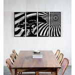 Casa si Gradina - Decoratiuni - Decoratiuni perete - Decor perete Personalizabil 4 Parti 3D Copac HHH459 din lemn - 104 L x 58 H (cm) - Infinity.ro