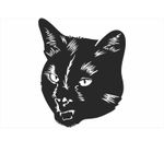 Casa si Gradina - Decoratiuni - Decoratiuni perete - Decor perete Personalizabil Cap de Pisica HHH194 din lemn - 29 L x 36 H (cm) - Infinity.ro