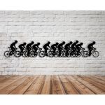 Casa si Gradina - Decoratiuni - Decoratiuni perete - Decor perete Personalizabil Echipa Biciclisti HHH347 din lemn - 29 L x 5 H (cm) - Infinity.ro