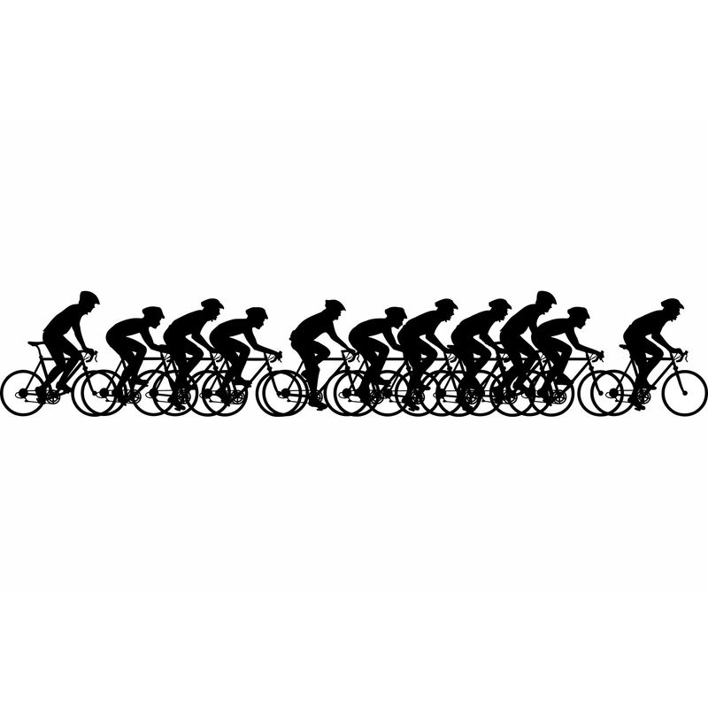 Casa si Gradina - Decoratiuni - Decoratiuni perete - Decor perete Personalizabil Echipa Biciclisti HHH347 din lemn - 29 L x 5 H (cm) - Infinity.ro