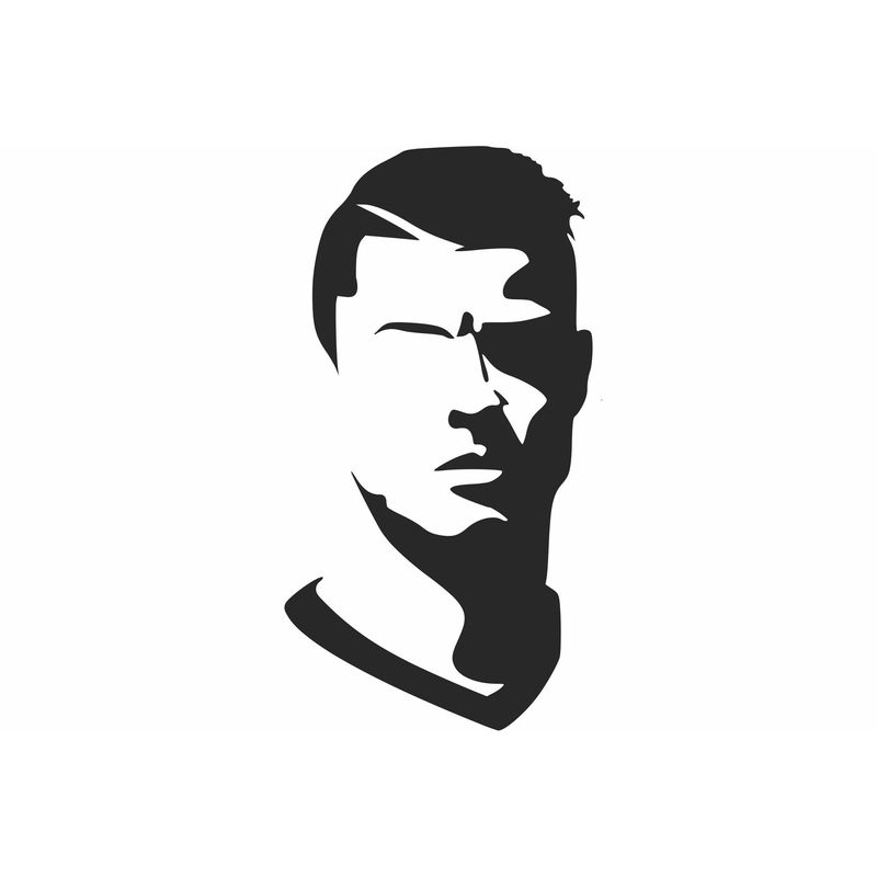 Casa si Gradina - Decoratiuni - Decoratiuni perete - Decor perete Personalizabil Ronaldo HHH288 din lemn - 15 L x 29 H (cm) - Infinity.ro
