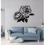 Casa si Gradina - Decoratiuni - Decoratiuni perete - Decor perete Personalizabil Trandafir HHH374 din lemn - 29 L x 24 H (cm) - Infinity.ro