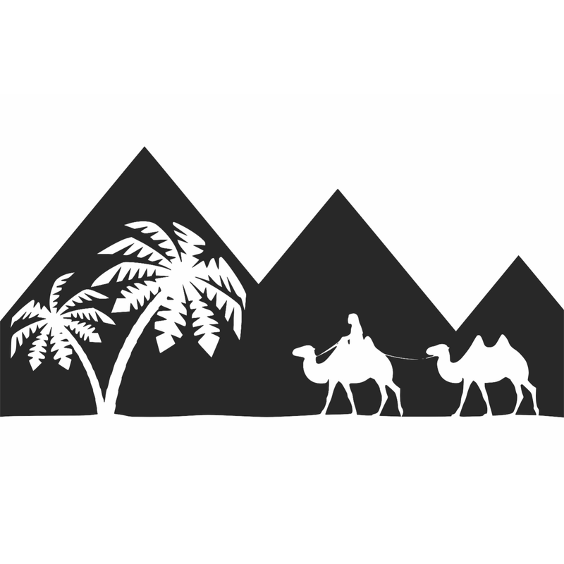 Casa si Gradina - Decoratiuni - Decoratiuni perete - Decor perete Personalizabil Piramide HHH370 din lemn - 29 L x 14 H (cm) - Infinity.ro