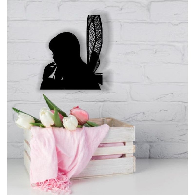 Casa si Gradina - Decoratiuni - Decoratiuni perete - Decor perete Personalizabil Bust Zana HHH133 din lemn - 29 L x 35 H (cm) - Infinity.ro