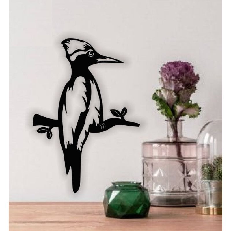 Casa si Gradina - Decoratiuni - Decoratiuni perete - Decor perete Personalizabil Ciocanitoare HHH466 din lemn - 26 L x 38 H (cm) - Infinity.ro