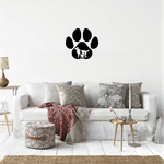 Casa si Gradina - Decoratiuni - Decoratiuni perete - Decor perete Catel si Pisica HH693 din lemn - 39 L x 37 H (cm) - Infinity.ro