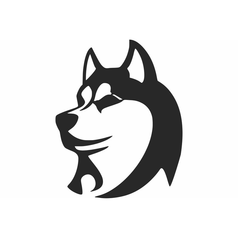 Casa si Gradina - Decoratiuni - Decoratiuni perete - Decor perete Personalizabil Husky din lemn - 23 L x 29 H (cm) - Infinity.ro