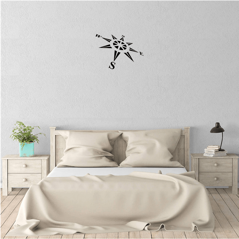 Casa si Gradina - Decoratiuni - Decoratiuni perete - Decor perete Compas HH689 din lemn - 30 L x 21 H (cm) - Infinity.ro