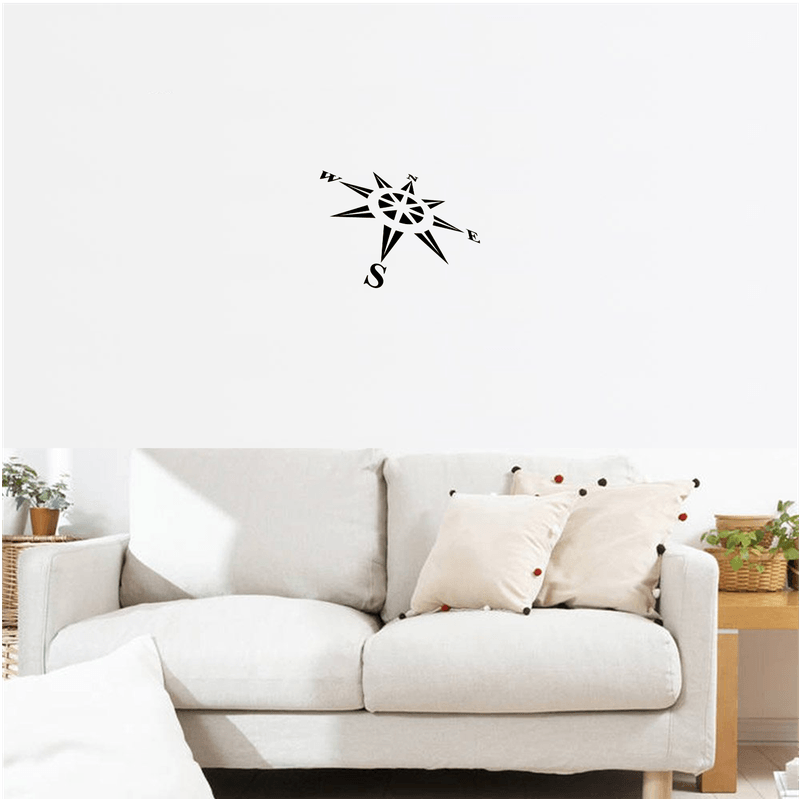 Casa si Gradina - Decoratiuni - Decoratiuni perete - Decor perete Compas HH689 din lemn - 30 L x 21 H (cm) - Infinity.ro
