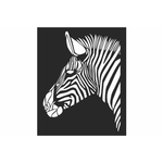 Casa si Gradina - Decoratiuni - Decoratiuni perete - Decor perete Personalizabil Cap de Zebra din lemn - 24 L x 29 H (cm) - Infinity.ro