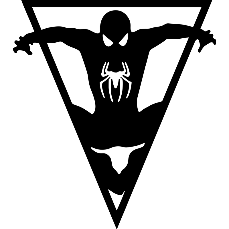 Casa si Gradina - Decoratiuni - Decoratiuni perete - Decor perete Spider-Man HH708 din lemn - 37 L X 42 H (cm) - Infinity.ro