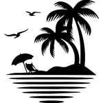 Casa si Gradina - Decoratiuni - Decoratiuni perete - Decor perete Palmier HH694 din lemn - 27 L x 30 H (cm) - Infinity.ro