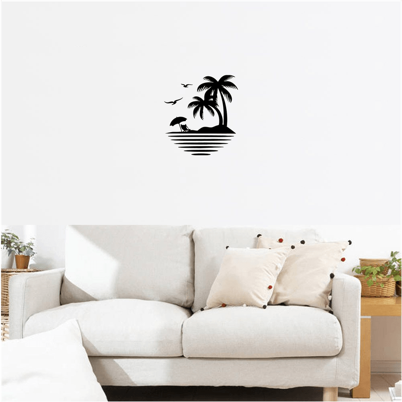 Casa si Gradina - Decoratiuni - Decoratiuni perete - Decor perete Palmier HH694 din lemn - 27 L x 30 H (cm) - Infinity.ro