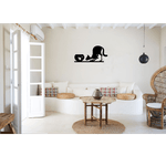 Casa si Gradina - Decoratiuni - Decoratiuni perete - Decor perete Pisica HH767 din lemn - 33 L x 16 H (cm) - Infinity.ro