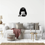 Casa si Gradina - Decoratiuni - Decoratiuni perete - Decor perete Bust Fata HH799 din lemn - 35 L x 37 H (cm) - Infinity.ro
