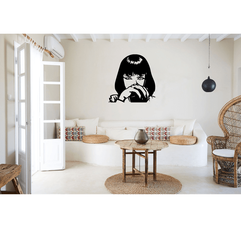 Casa si Gradina - Decoratiuni - Decoratiuni perete - Decor perete Bust Fata HH799 din lemn - 35 L x 37 H (cm) - Infinity.ro