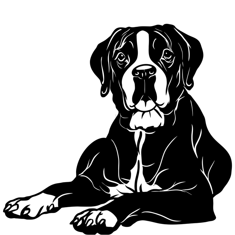 Casa si Gradina - Decoratiuni - Decoratiuni perete - Decor perete Catel Boxer HH699 din lemn - 27 L x 25 H (cm) - Infinity.ro