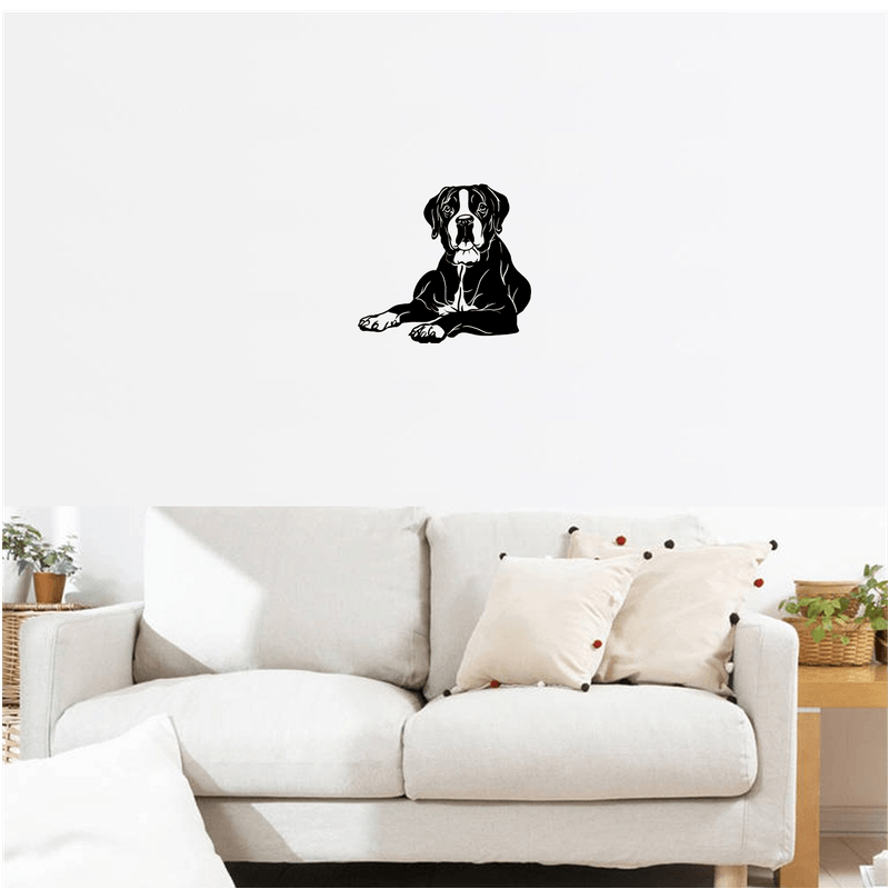 Casa si Gradina - Decoratiuni - Decoratiuni perete - Decor perete Catel Boxer HH699 din lemn - 27 L x 25 H (cm) - Infinity.ro