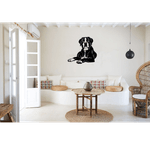 Casa si Gradina - Decoratiuni - Decoratiuni perete - Decor perete Catel Boxer HH699 din lemn - 27 L x 25 H (cm) - Infinity.ro
