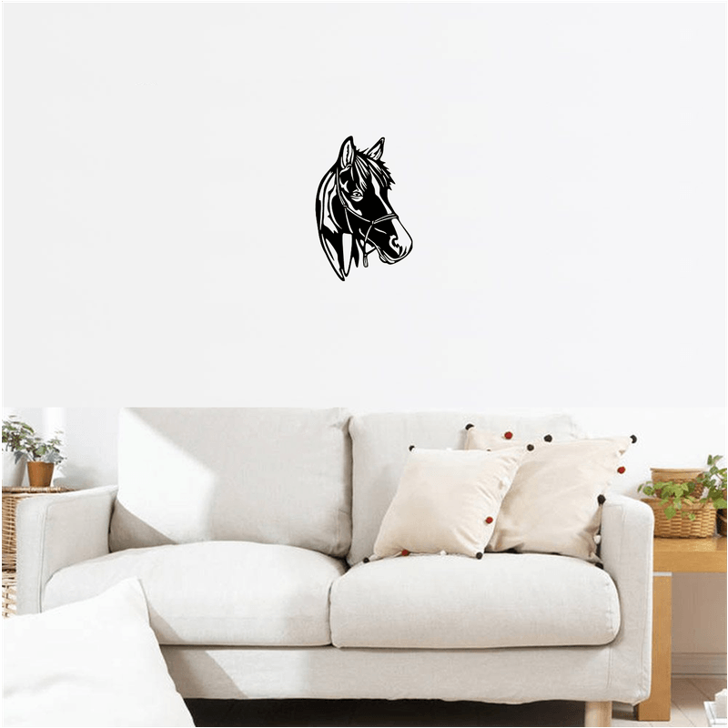 Casa si Gradina - Decoratiuni - Decoratiuni perete - Decor perete Cap de Cal HH735 din lemn - 30 L x 45 H (cm) - Infinity.ro