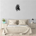 Casa si Gradina - Decoratiuni - Decoratiuni perete - Decor perete Cap de Cal HH735 din lemn - 30 L x 45 H (cm) - Infinity.ro