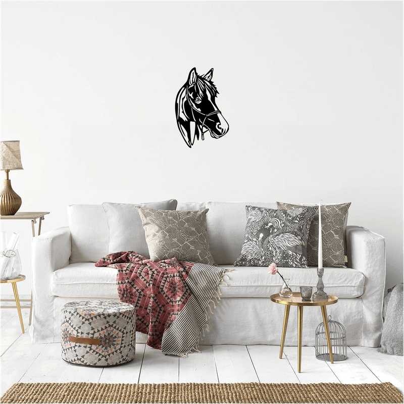 Casa si Gradina - Decoratiuni - Decoratiuni perete - Decor perete Cap de Cal HH735 din lemn - 30 L x 45 H (cm) - Infinity.ro