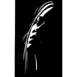 Casa si Gradina - Decoratiuni - Decoratiuni perete - Decor perete Chip de Fata HH808 din lemn - 35 L x 57 H (cm) - Infinity.ro