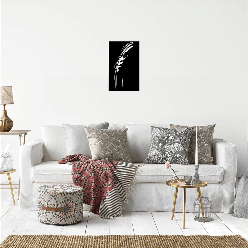 Casa si Gradina - Decoratiuni - Decoratiuni perete - Decor perete Chip de Fata HH808 din lemn - 35 L x 57 H (cm) - Infinity.ro