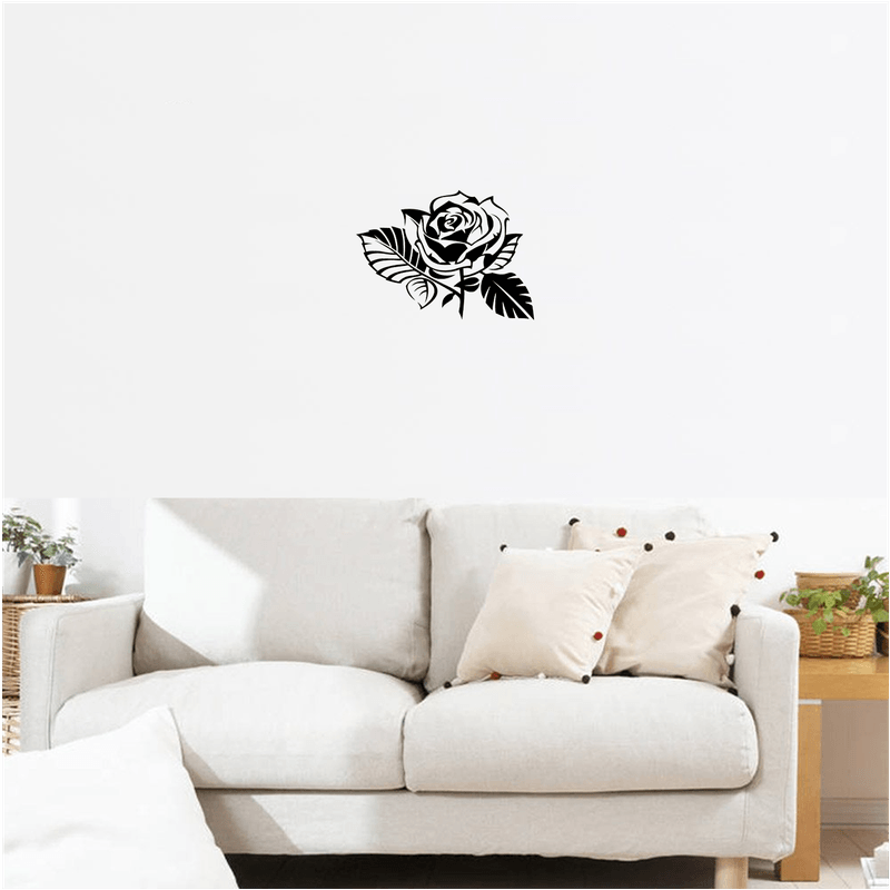 Casa si Gradina - Decoratiuni - Decoratiuni perete - Decor perete Trandafir HH737 din lemn - 51 L x 37 H (cm) - Infinity.ro