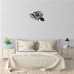 Casa si Gradina - Decoratiuni - Decoratiuni perete - Decor perete Trandafir HH737 din lemn - 51 L x 37 H (cm) - Infinity.ro