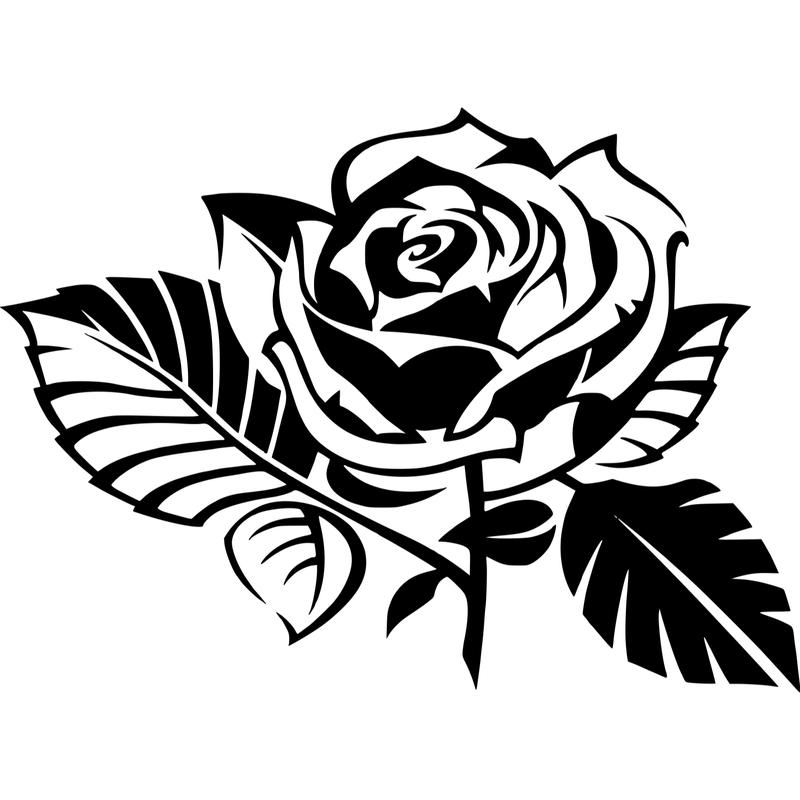 Casa si Gradina - Decoratiuni - Decoratiuni perete - Decor perete Trandafir HH737 din lemn - 37 L x 27 H (cm) - Infinity.ro