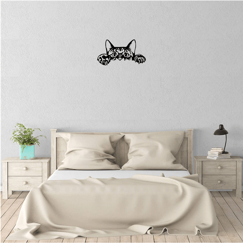 Casa si Gradina - Decoratiuni - Decoratiuni perete - Decor perete Pisica HH801 din lemn - 32 L x 17 H (cm) - Infinity.ro