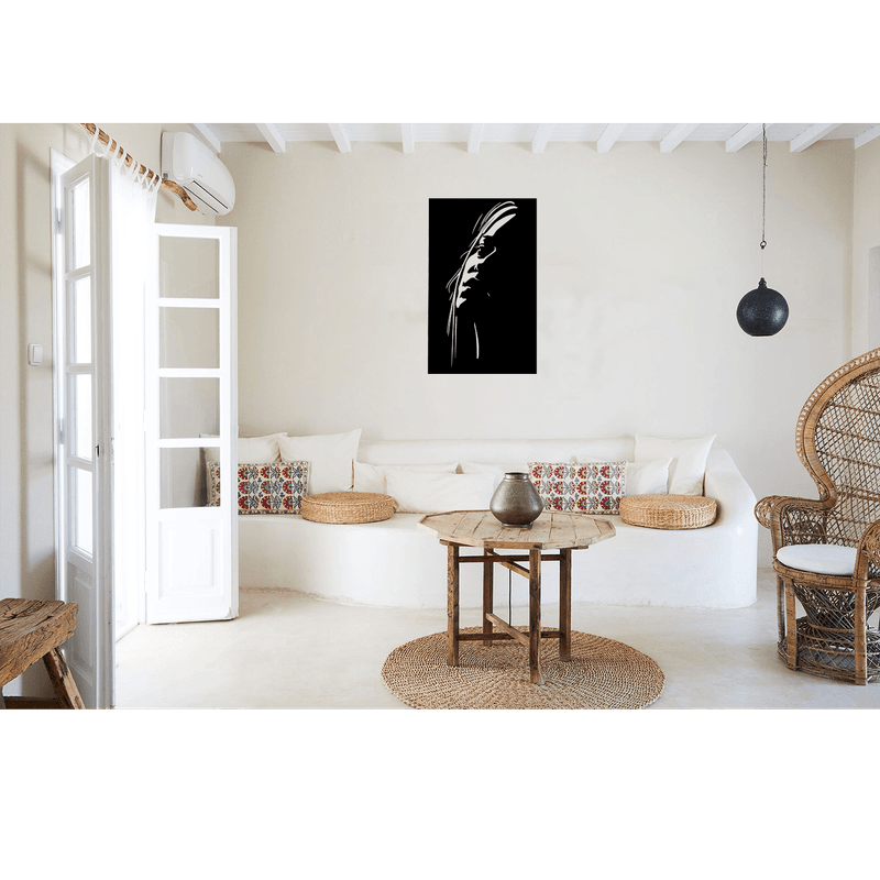 Casa si Gradina - Decoratiuni - Decoratiuni perete - Decor perete Chip de Fata HH808 din lemn - 23 L x 37 H (cm) - Infinity.ro