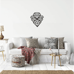 Casa si Gradina - Decoratiuni - Decoratiuni perete - Decor perete Diamante HH776 din lemn - 20 L x 22 H (cm) - Infinity.ro