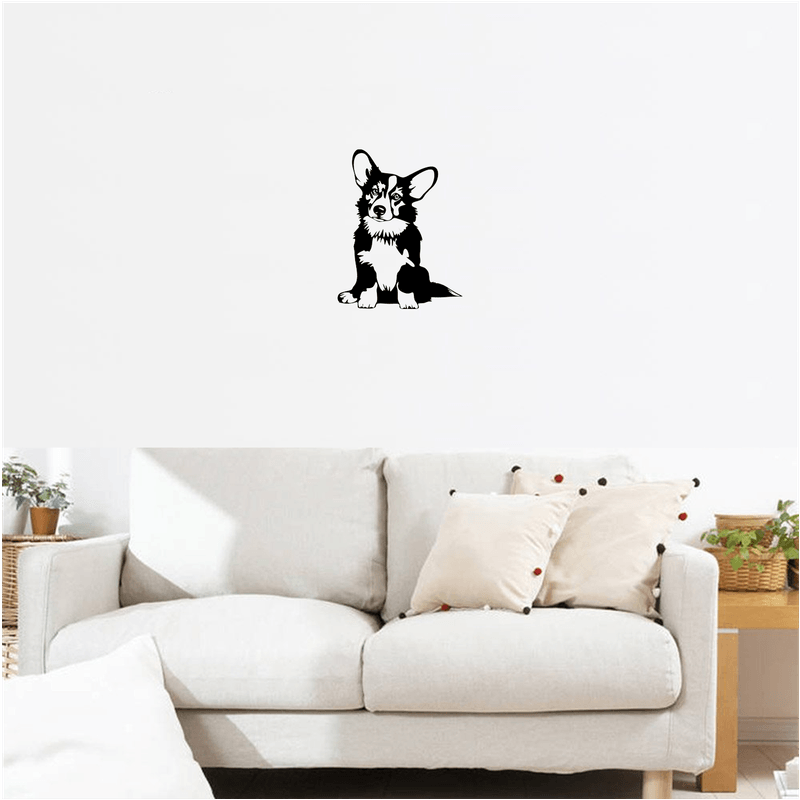 Casa si Gradina - Decoratiuni - Decoratiuni perete - Decor perete Catel Corgi HH710 din lemn - 19 L x 25 H (cm) - Infinity.ro