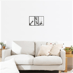Casa si Gradina - Decoratiuni - Decoratiuni perete - Decor perete Circ din 3 Parti HH777 din lemn - 89 L x 57 H (cm) - Infinity.ro