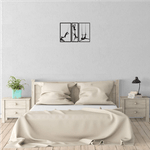 Casa si Gradina - Decoratiuni - Decoratiuni perete - Decor perete Circ din 3 Parti HH777 din lemn - 89 L x 57 H (cm) - Infinity.ro