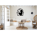 Casa si Gradina - Decoratiuni - Decoratiuni perete - Decor perete Printesa HH818 din lemn - 37 L x 37 H (cm) - Infinity.ro